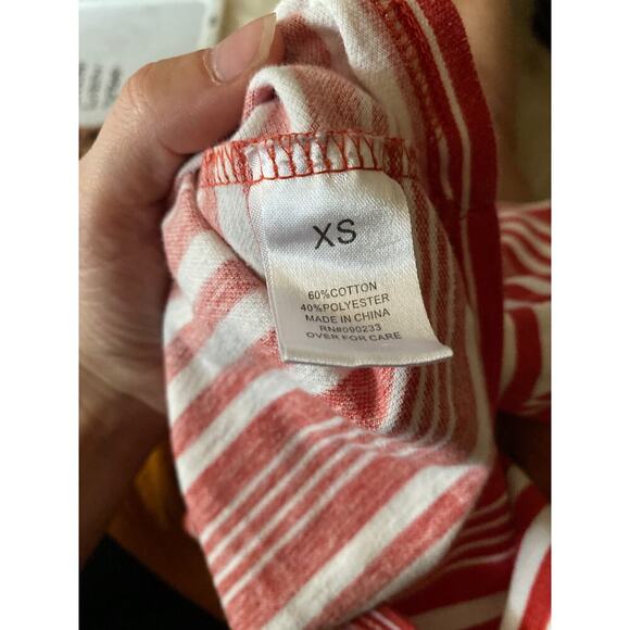 XS Me to We Striped Nautical Cropped Top - Picture 5 of 6